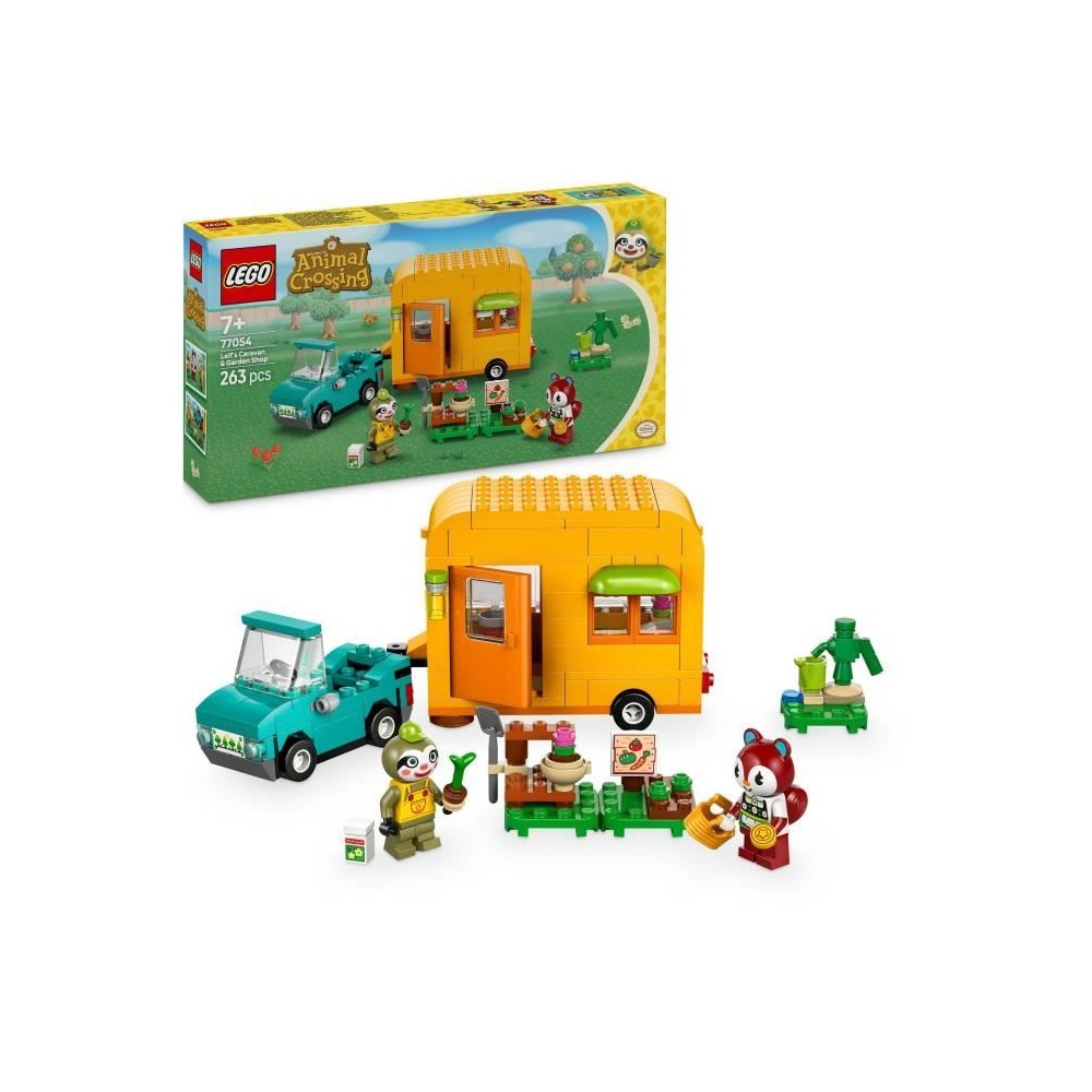 LEGO Animal Crossing 77054 Caravane et stand de jardinage de Racine -