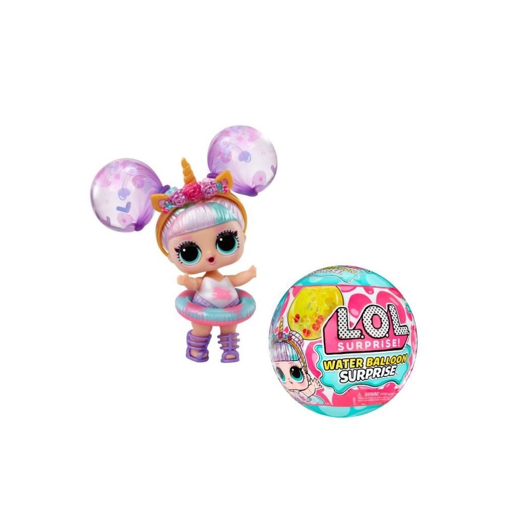 L.O.L. Surprise Water Balloon - Mini poupée 7,5cm - Coiffure ballon d