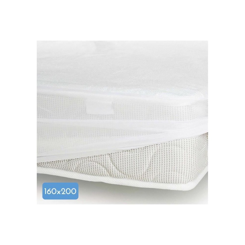 Protege-matelas - 160 x 200 cm x 25 xm - 100% Coton - 170 G/M2 - LOVEL