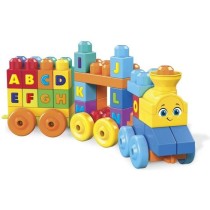 Mega Bloks - Le Train de l'Alphabet - Jouet de construction - 12 mois