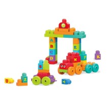 Mega Bloks - Le Train de l'Alphabet - Jouet de construction - 12 mois