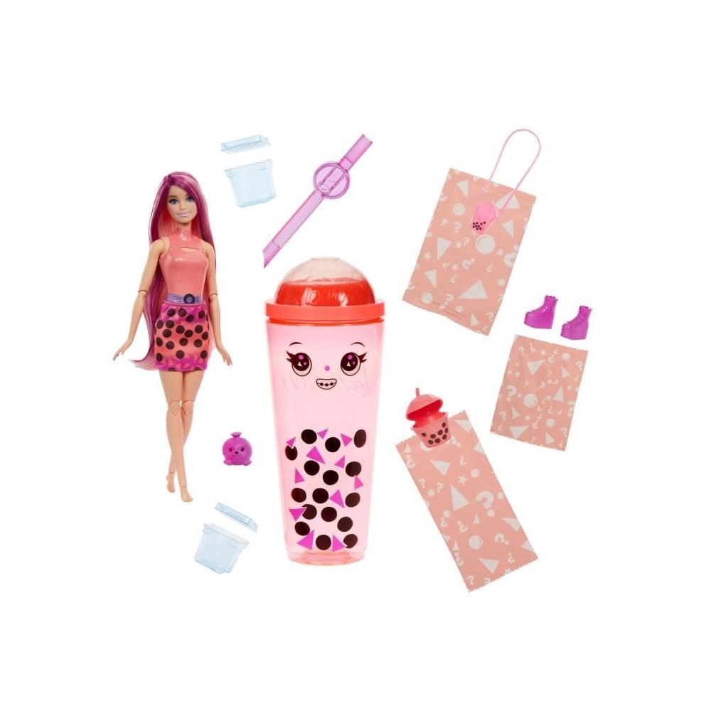 Barbie-Pop Reveal-Poupée parfumée série Bubble Tea avec accessoires