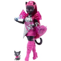 Monster High-Catty Noir-Poupée avec chat Amulette et accessoires HXH7