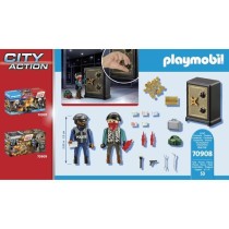 PLAYMOBIL 70908 Starter Pack Policier cambrioleur de coffre-fort, les