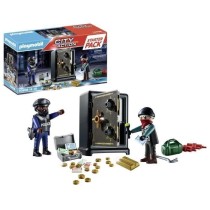 PLAYMOBIL 70908 Starter Pack Policier cambrioleur de coffre-fort, les