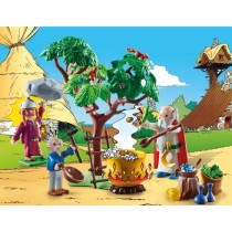 PLAYMOBIL 70933 Panoramix et chaudron de Potion Magique, Astérix, Adu