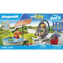 PLAYMOBIL 71476 StarterPack Maman et enfant avec fauteuil suspendu, My