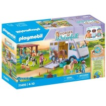 PLAYMOBIL 71493 Van pour cheval et poneys avec enclos, Horses of Water