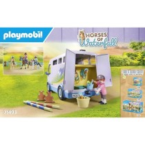 PLAYMOBIL 71493 Van pour cheval et poneys avec enclos, Horses of Water