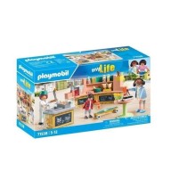 PLAYMOBIL 71538 Stand de restauration rapide, My Life, 54 pieces, Des