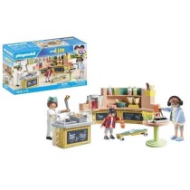 PLAYMOBIL 71538 Stand de restauration rapide, My Life, 54 pieces, Des