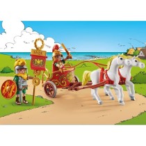 PLAYMOBIL 71543 Char romain et chevaux, Astérix, Avec 2 personnages d