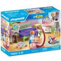 PLAYMOBIL 71609 Chambre de parents avec berceau suspendu, Maison d'arc