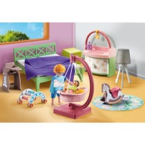 PLAYMOBIL 71609 Chambre de parents avec berceau suspendu, Maison d'arc