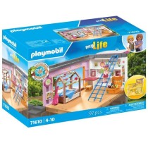 PLAYMOBIL 71610 Chambre d'enfant avec lit cabane, My Life Maison d'arc