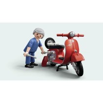 PLAYMOBIL 71620 Vespa Garage, Style rétro, années 60, 88 pieces, Adu