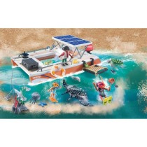 PLAYMOBIL 71623 Bateau de surveillance des récifs coralliens, 67 piec