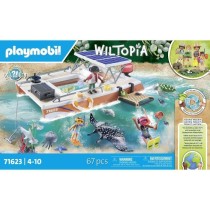 PLAYMOBIL 71623 Bateau de surveillance des récifs coralliens, 67 piec