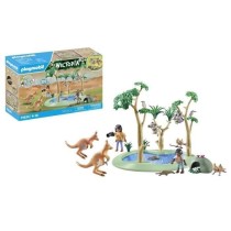 PLAYMOBIL 71624 Explorateurs avec animaux australiens, Wiltopia, 50 pi