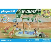 PLAYMOBIL 71624 Explorateurs avec animaux australiens, Wiltopia, 50 pi