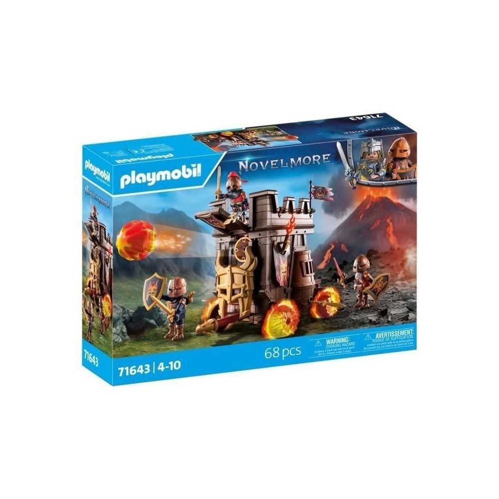 PLAYMOBIL 71643 Char de combat avec canon des Burnham Raiders, Novelmo