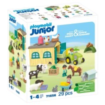 PLAYMOBIL Junior 71656 Ferme tracteur et animaux, personnages, Pour b