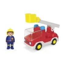 PLAYMOBIL Junior 71683 Camion de pompier, Des 12 mois