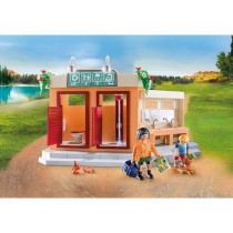 PLAYMOBIL 71424 Camping, Univers du Camping, avec une douche fonctionn