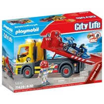 PLAYMOBIL 71429 Dépanneuse avec quad, City Life, 2 personnages, Des 4