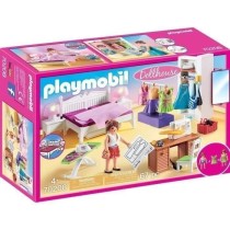 PLAYMOBIL 70208 Chambre avec espace couture, Dollhouse La Maison Tradi