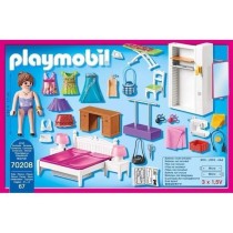 PLAYMOBIL 70208 Chambre avec espace couture, Dollhouse La Maison Tradi