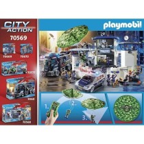 PLAYMOBIL 70569 Hélicoptere de police et parachutiste, City Action, L