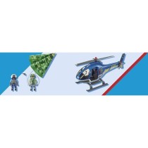 PLAYMOBIL 70569 Hélicoptere de police et parachutiste, City Action, L