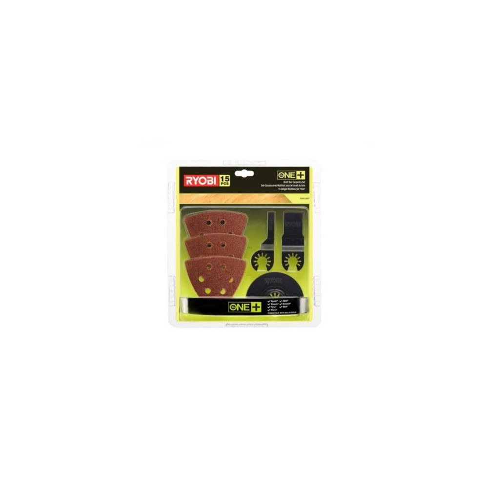 Kit spécial bois 15 pieces RYOBI multitool OnePlus RAK15MT