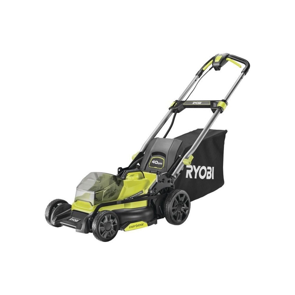 RYOBI - Tondeuse poussée 18V Brushless - Ø coupe 40 cm - ramassage e