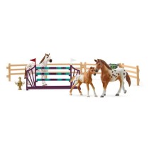 Entraînement au concours du Horse Club, coffret schleich avec 17 él