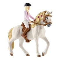 Caravane rencontres secretes, coffret schleich avec 1 cheval schleich