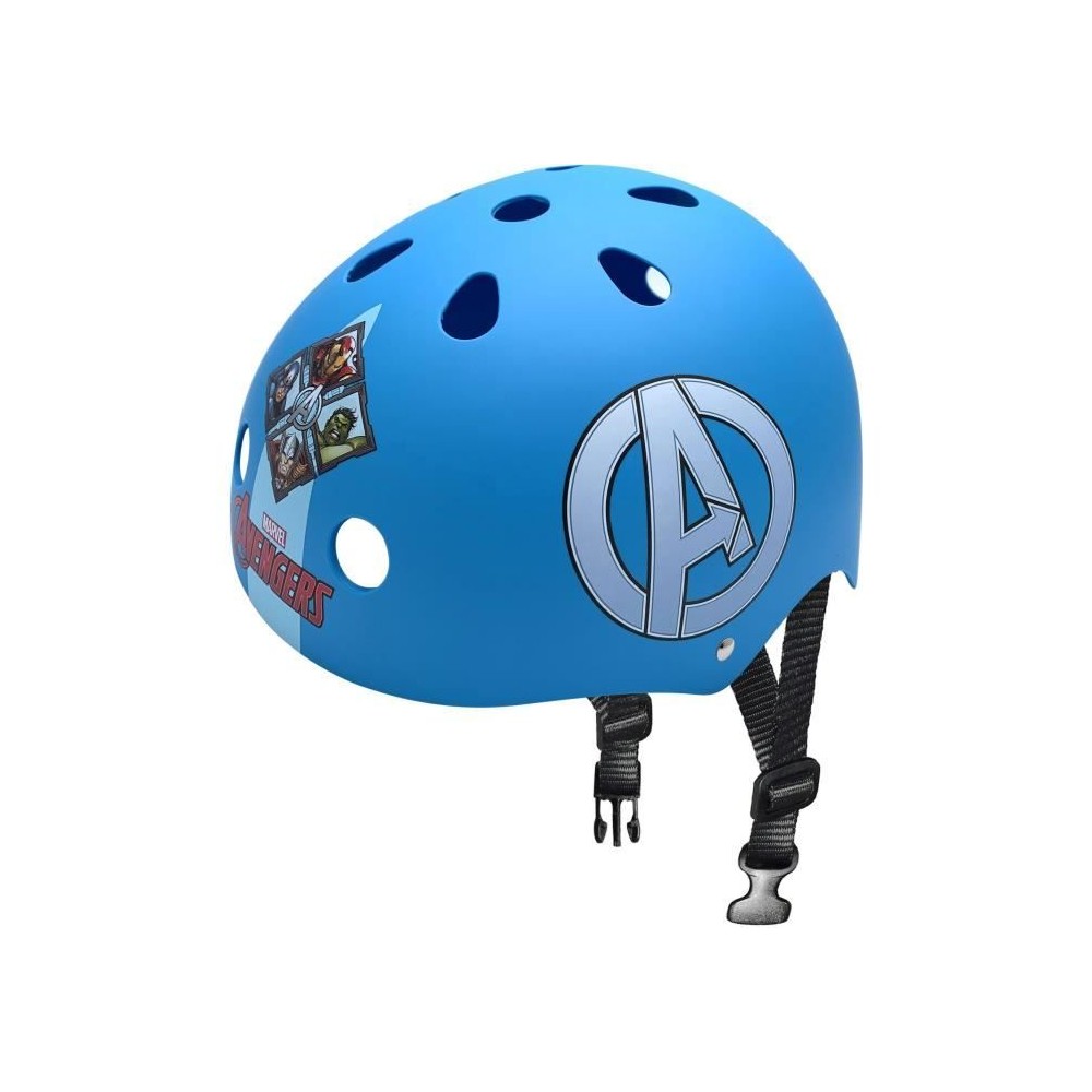 Casque Skate Avengers - STAMP - Taille 54-60 cm - Enfant - Noir