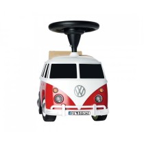 Smoby - Porteur Volkswagen Van Rouge - Coffre de rangement + Volant di