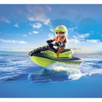 PLAYMOBIL 71464 Bateau de pompier et scooter des mers - Action Hereos