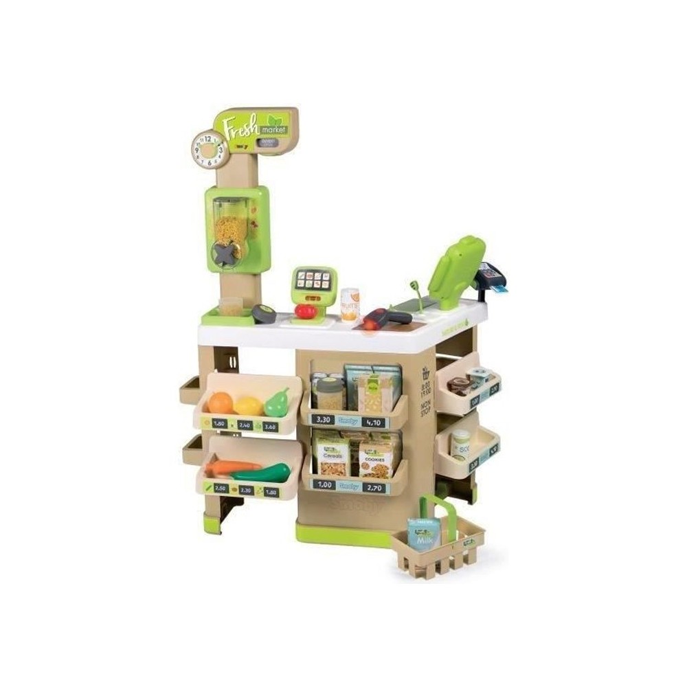 Smoby Fresh market - Marchande représentant un magasin bio - des 3 an