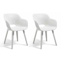 Chaises d'extérieur Akola - Keter - Blanc - Résine - Contemporain -