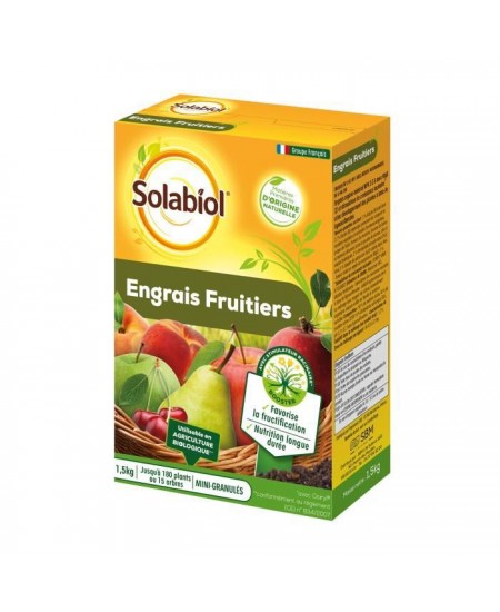 SOLABIOL SOFRUY15 Engrais Fruitiers - 1,5 Kg