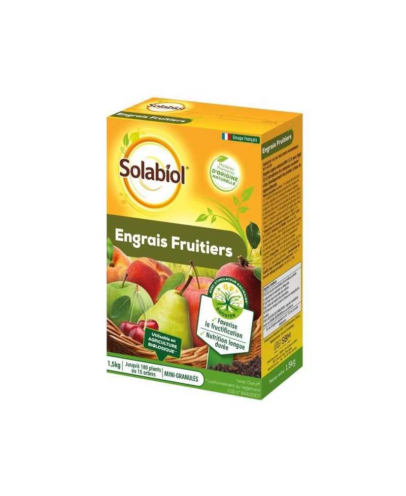 SOLABIOL SOFRUY15 Engrais Fruitiers - 1,5 Kg