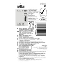 Cassette de Rechange - BRAUN - 83M - Pour rasoir électrique Series 8