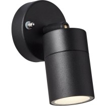 Applique extérieure - JANDY - noir - métal/verre - GU10 LED max 28W