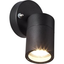 Applique extérieure - JANDY - noir - métal/verre - GU10 LED max 28W