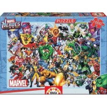 Puzzle Marvel 1000 pieces - EDUCA - Collage des héros - Dessins anim