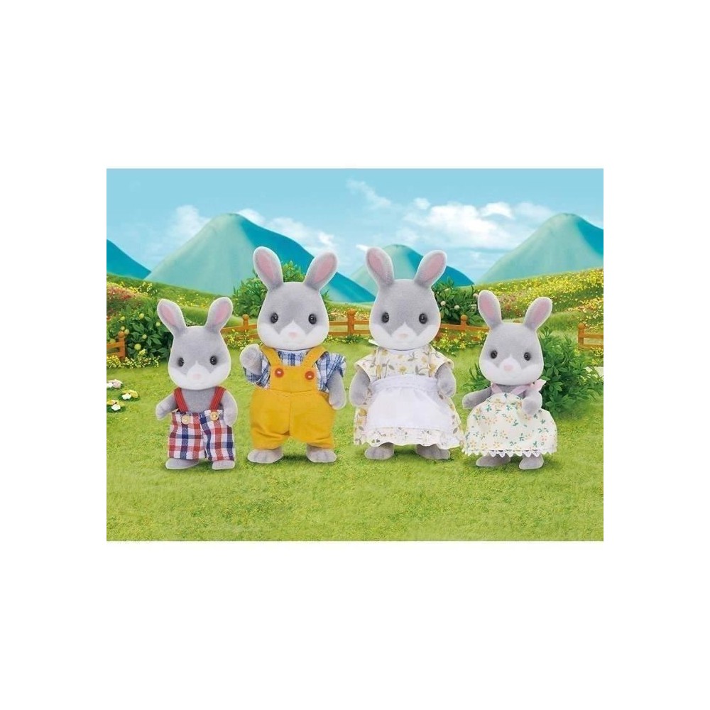 SYLVANIAN FAMILIES - 4030 - Famille Lapin Gris - Les Familles