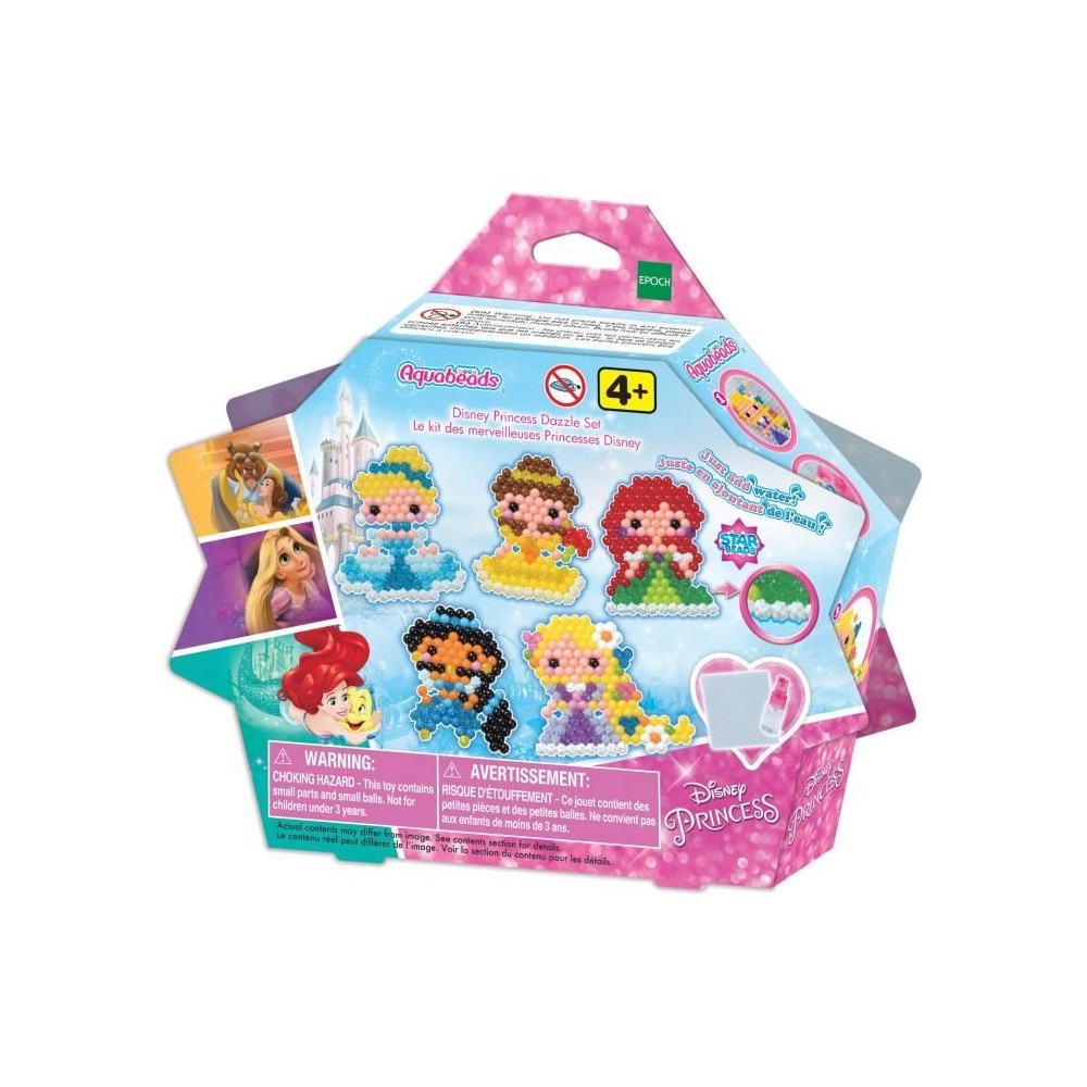 Aquabeads - EPOCH - Coffret Princesses Disney - Plus de 800 perles ét